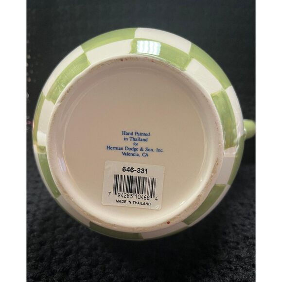 Herman Dodge & Son Vintage Hand Painted Marianne Vinich Rooster Ceramic Pitcher - Picture 5 of 7